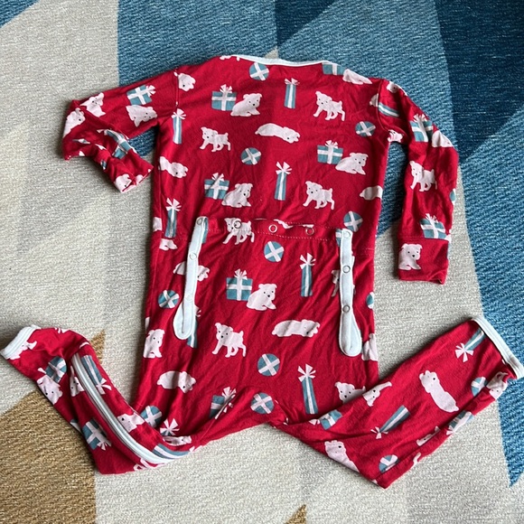 Kickee Pants 9-12 months Christmas Zip Up One Piece Puppies - Picture 11 of 16